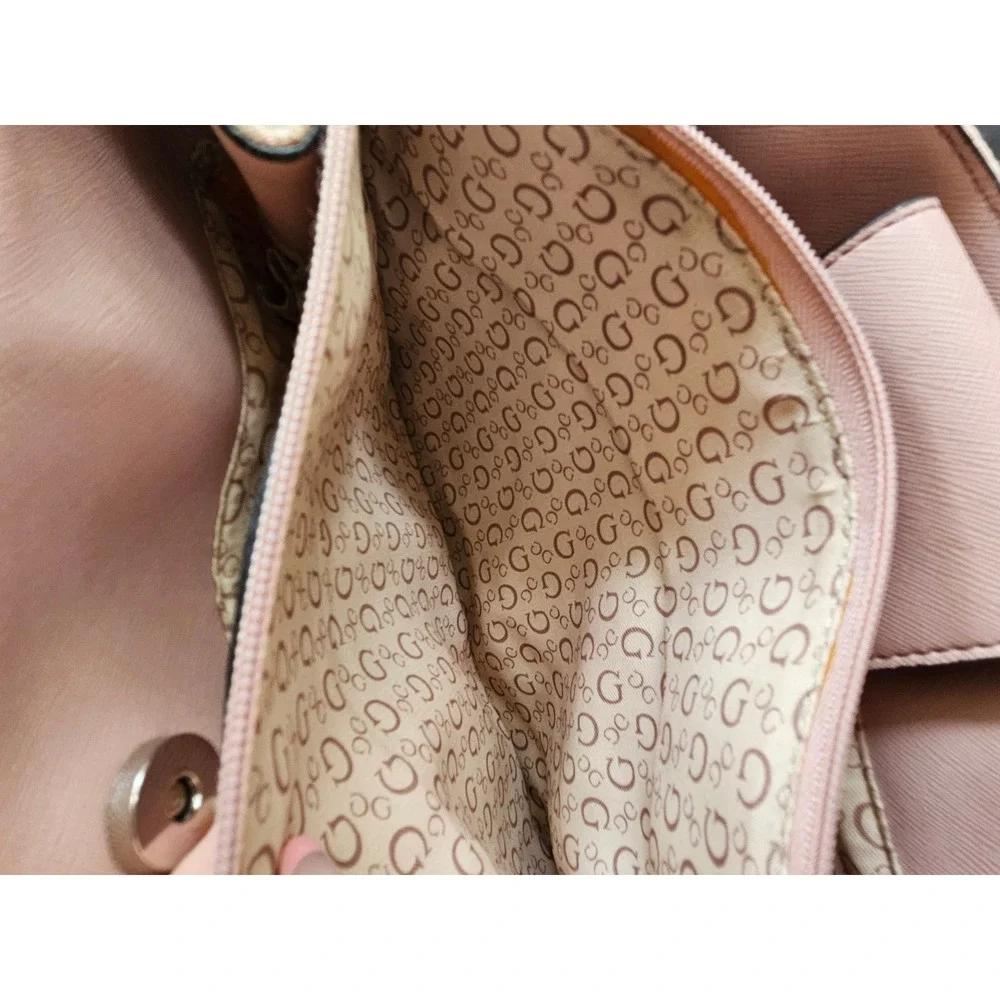 Guess pink monogram